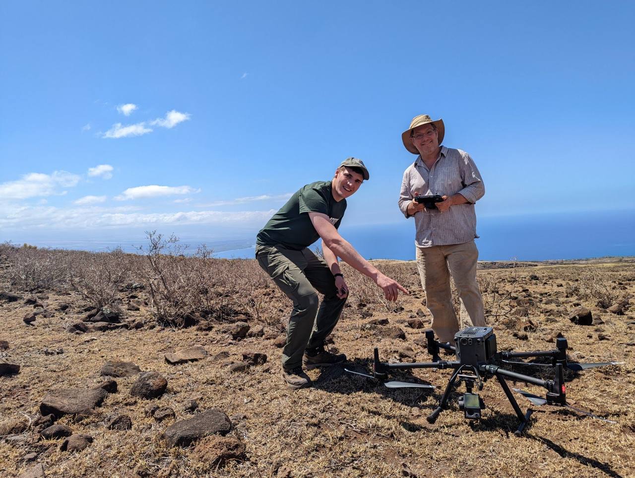Drone-based mapping in South Kohala, Hawaiʻi Island