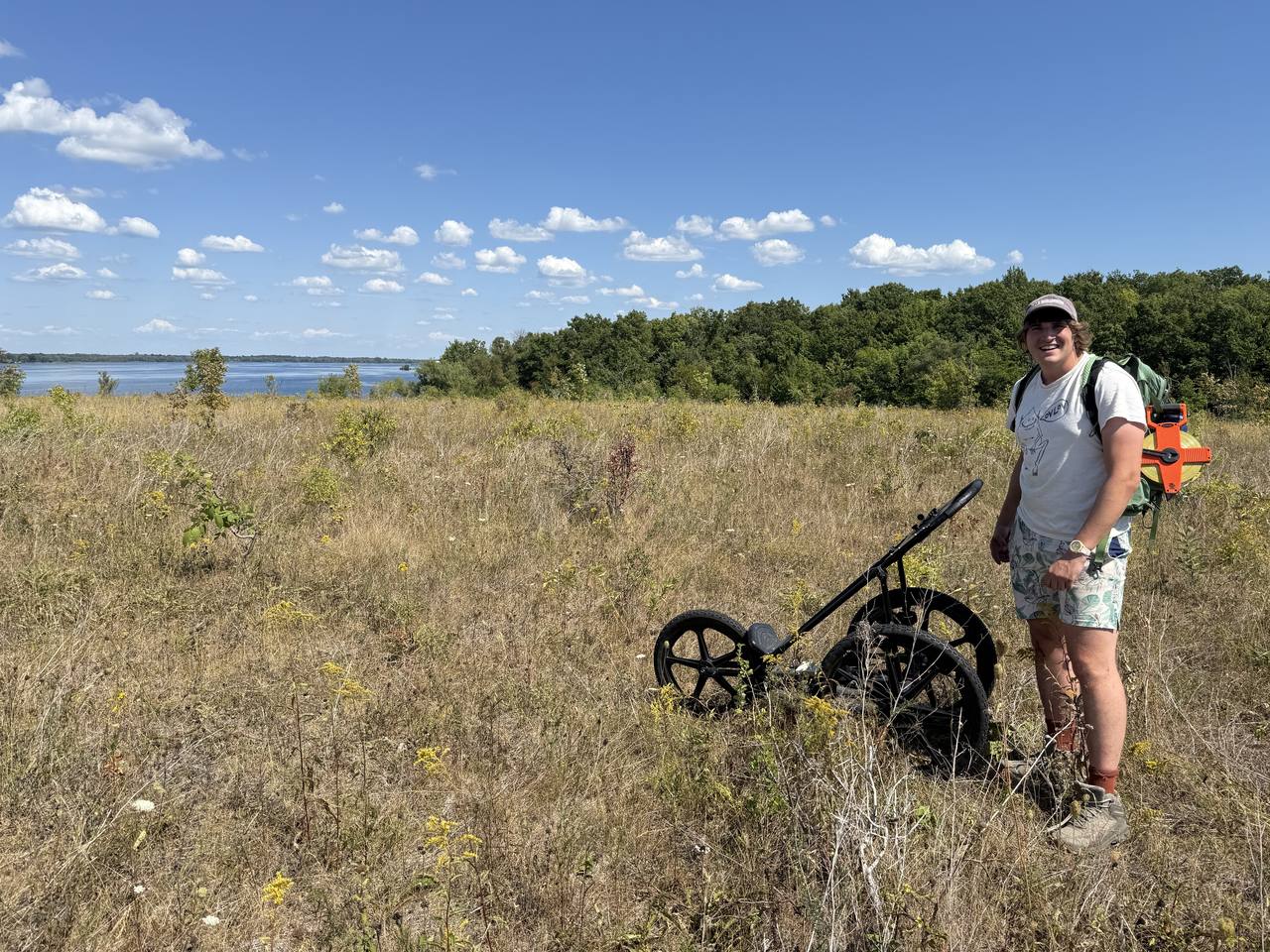 GPR survey on Long Sault Island