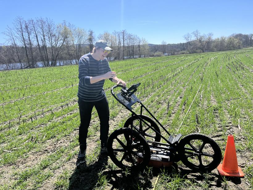 Ground-penetrating radar survey, Connecticut River floodplain